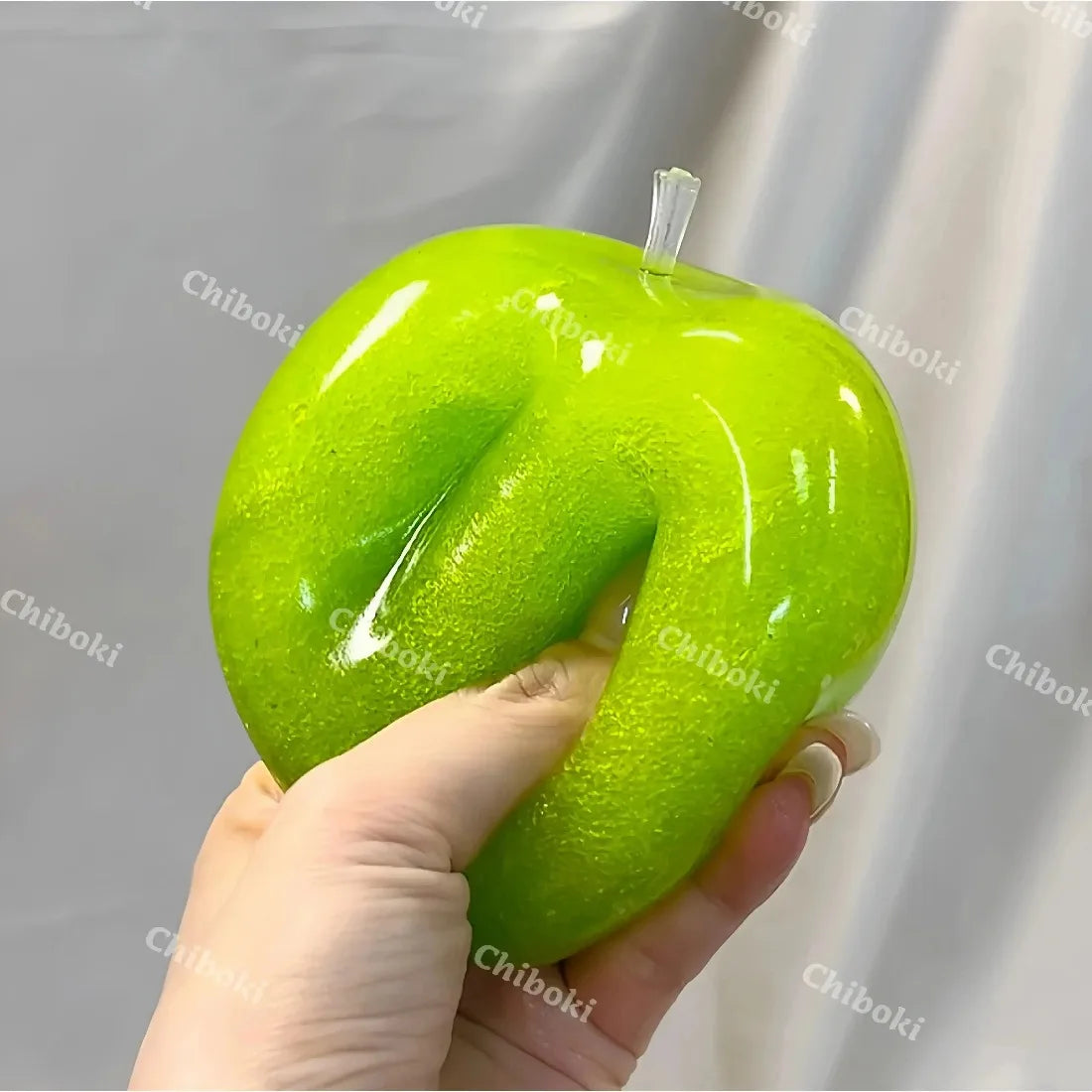 Moldable Green Apple Squishy