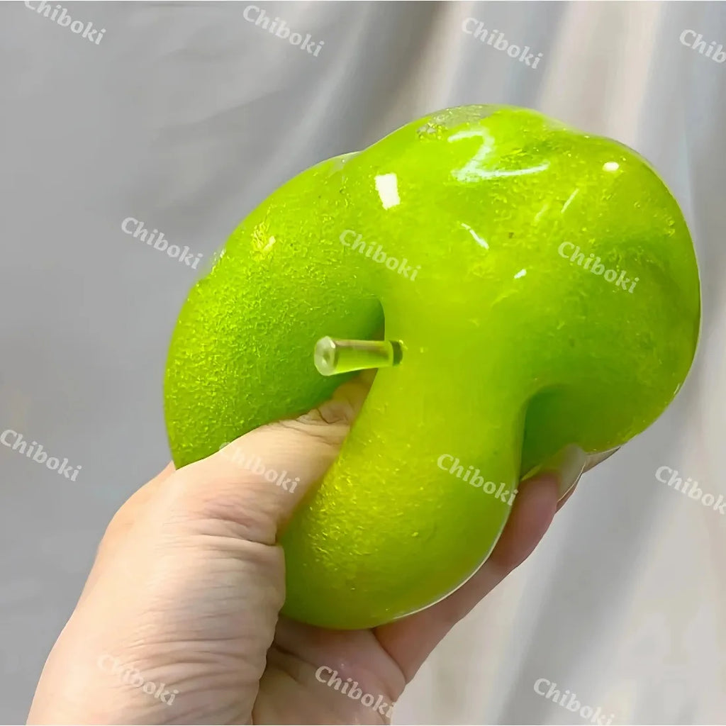 Moldable Green Apple Squishy