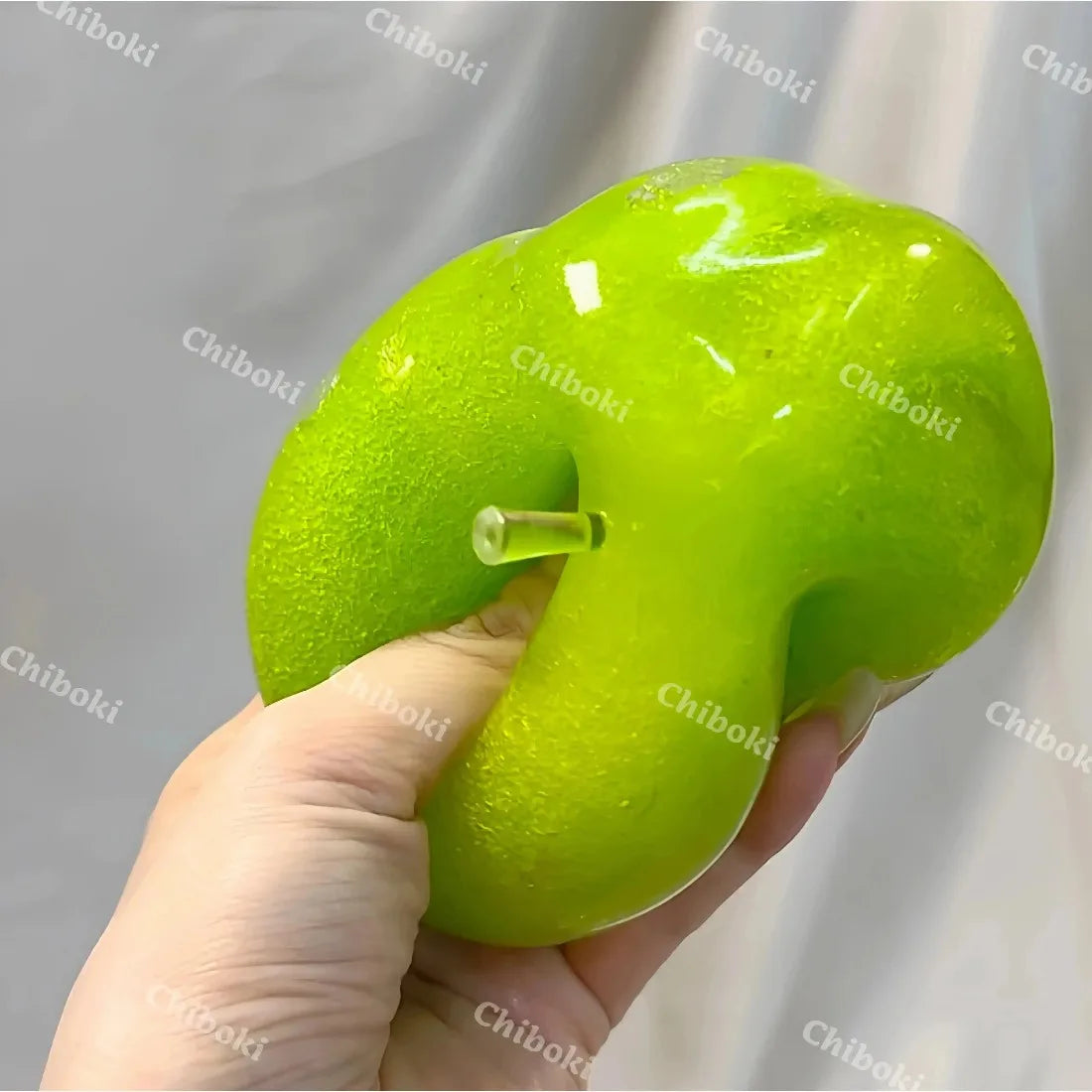 Moldable Green Apple Squishy