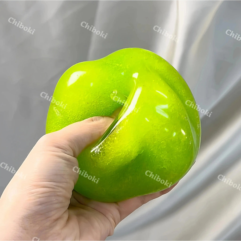 Moldable Green Apple Squishy